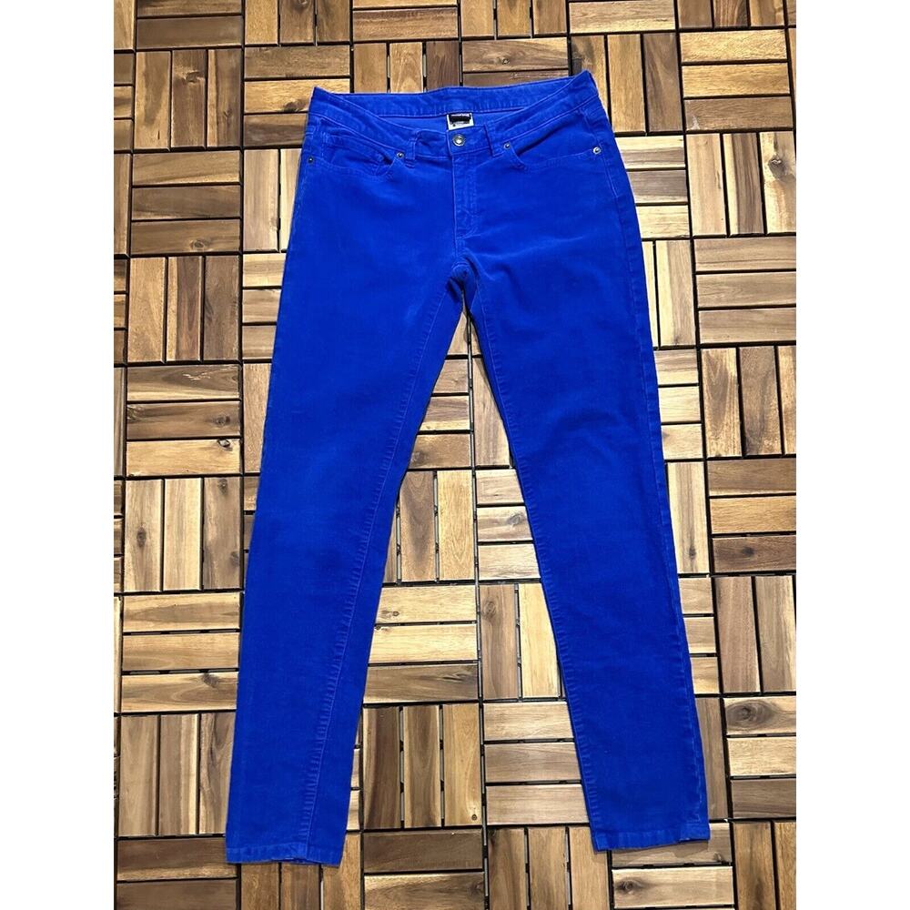 Patagonia Pants Womens 28 Blue Corduroy Skinny Active Outdoors Cotton